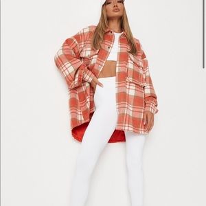 Brushed Plaid Jacket